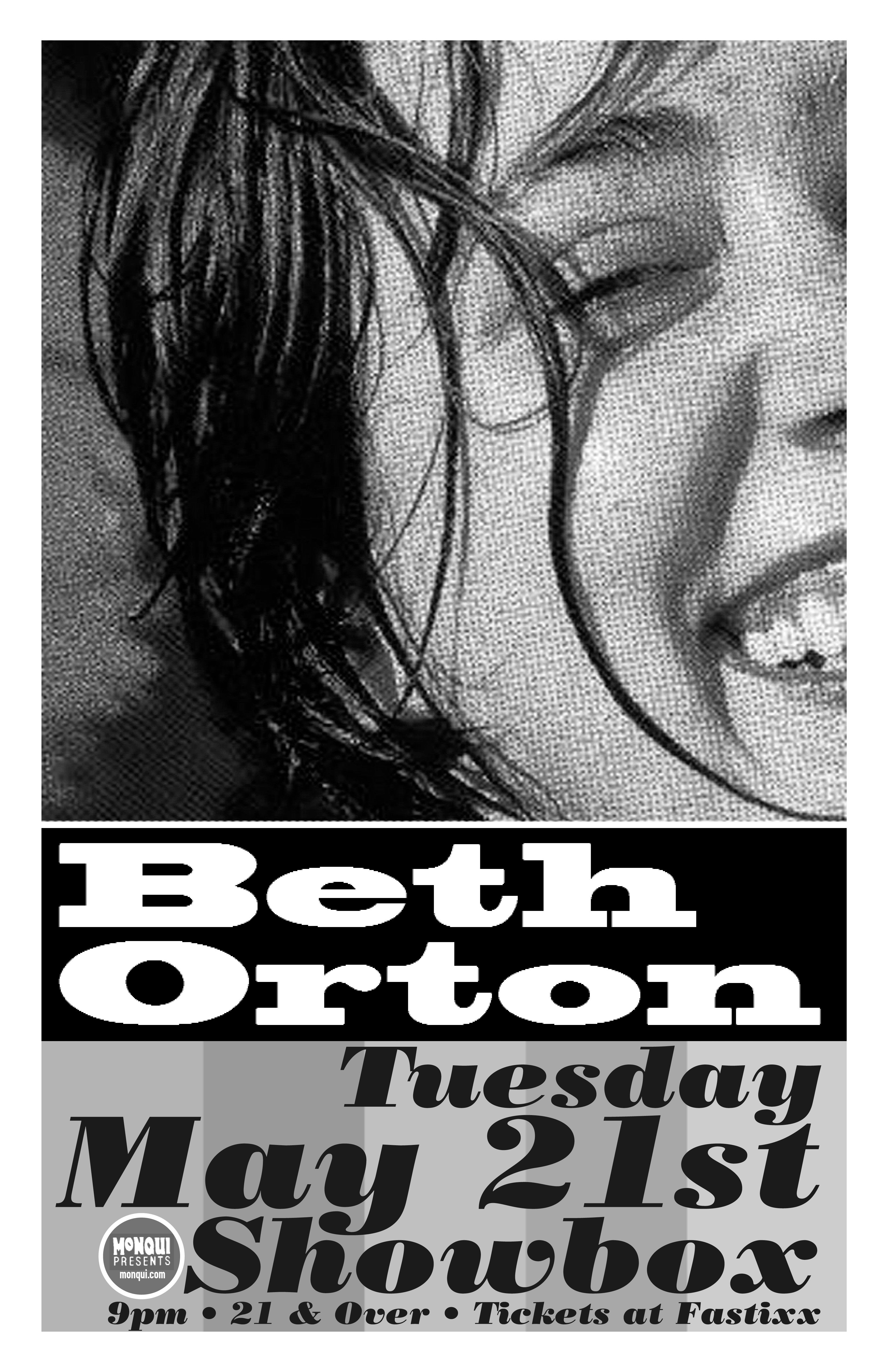 MXP-150.8 Beth Orton 2002 Showbox  May 21 Concert Poster