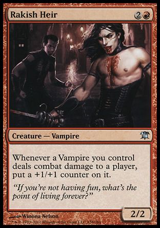 Rakish Heir (Innistrad) Trading Card