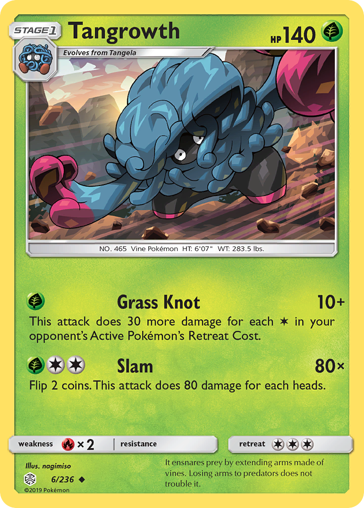 Tangrowth (6/236) - Cosmic Eclipse Pokémon Card