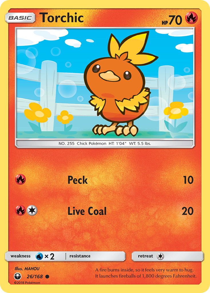 Torchic (26/168) - Celestial Storm Pokémon Card