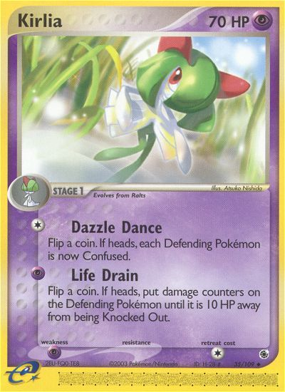 Kirlia (35/109) - Ruby & Sapphire Pokémon Card