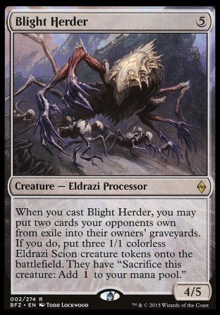 Blight Herder (Battle for Zendikar) Trading Card