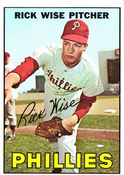 Rick Wise 1967 Topps #37 Sports Card