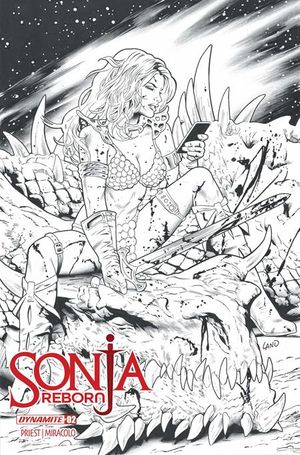 Sonja Reborn #2 (Cvr N Greg Land Line Art Foc Bonus Var)