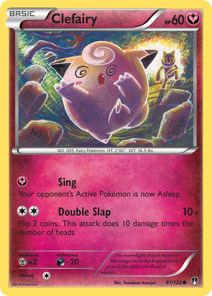 Clefairy (81/122) - BREAKpoint Pokémon Card