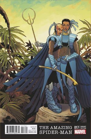 Amazing Spider-man #17 (Richardson Black Panther Variant)