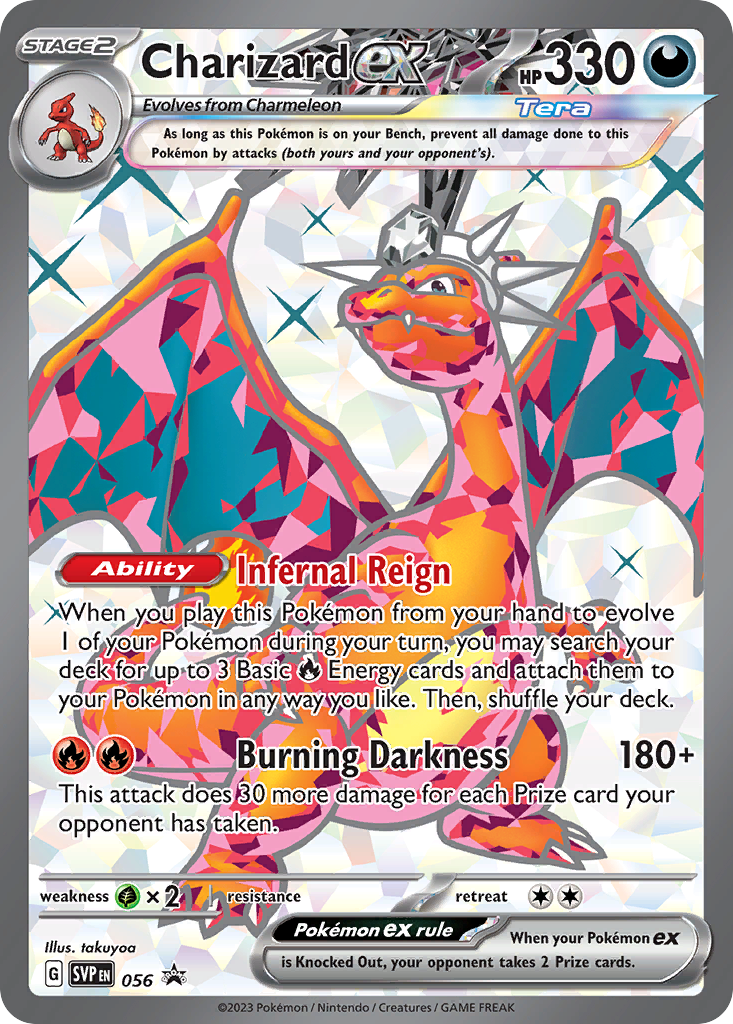 Charizard ex (56/148) - Scarlet & Violet Black Star Promos Pokémon Card