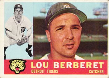 Lou Berberet 1960 Topps #6 Sports Card
