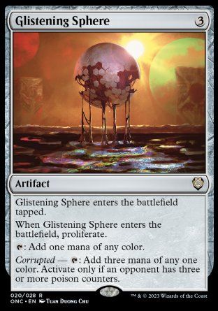 Glistening Sphere (Phyrexia: All Will Be One Commander Decks) Trading Card