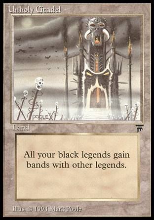 Unholy Citadel (Legends) Trading Card