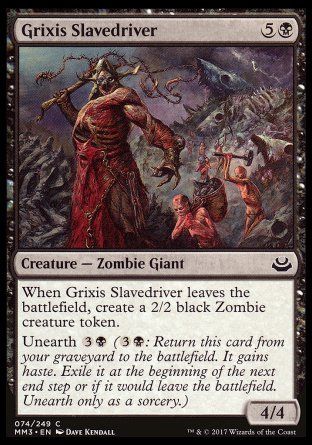 Grixis Slavedriver (Modern Masters 2017) Trading Card