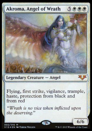 Akroma, Angel of Wrath (From the Vault : Angels) Trading Card