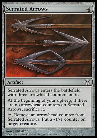 Serrated Arrows (Garruk vs. Liliana) Trading Card