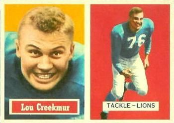 Lou Creekmur 1957 Topps #20 Sports Card
