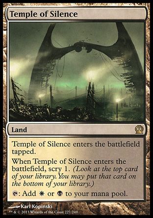 Temple of Silence (Theros) Trading Card