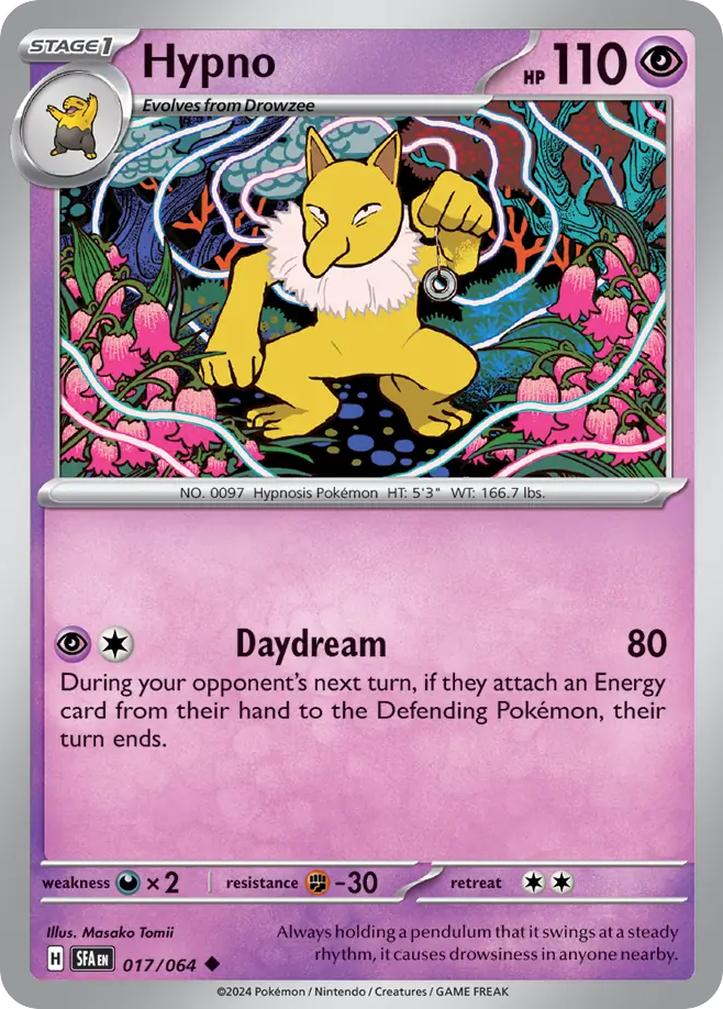 Hypno (17/64) - Shrouded Fable Pokémon Card