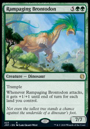 Rampaging Brontodon (Jumpstart) Trading Card