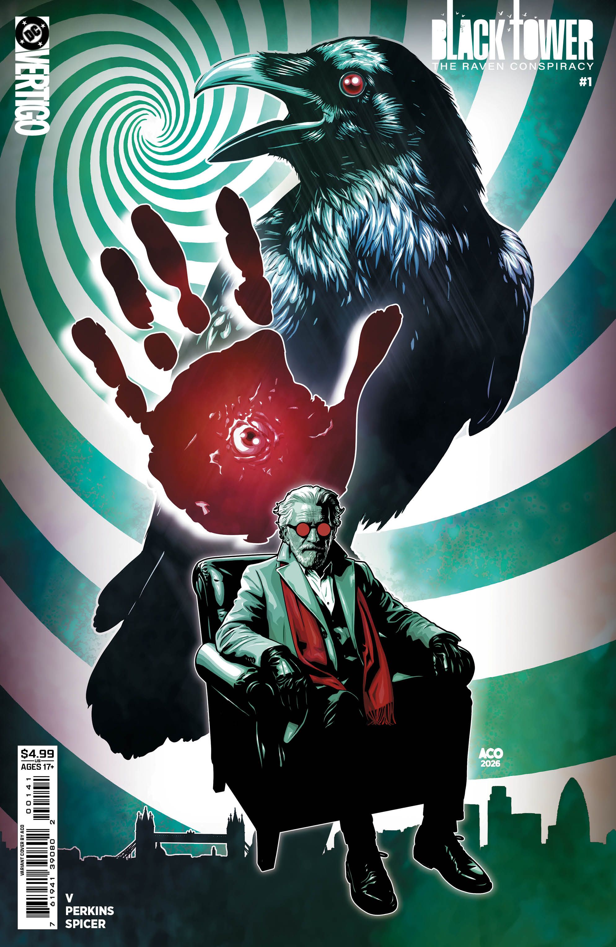 Black Tower The Raven Conspiracy #1 (Cvr D Aco Card Stock Variant) Comic