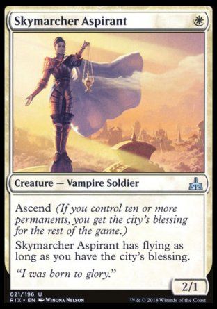 Skymarcher Aspirant (Rivals of Ixalan) Trading Card