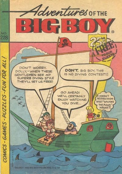 Adventures of Big Boy #228 Comic