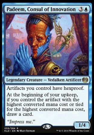 Padeem, Consul of Innovation (Kaladesh) Trading Card