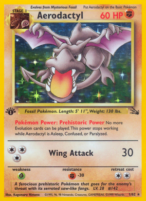 Aerodactyl (1/62) - Fossil (1st Edition)