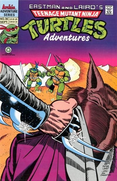Teenage Mutant Ninja Turtles Adventures #36 Comic