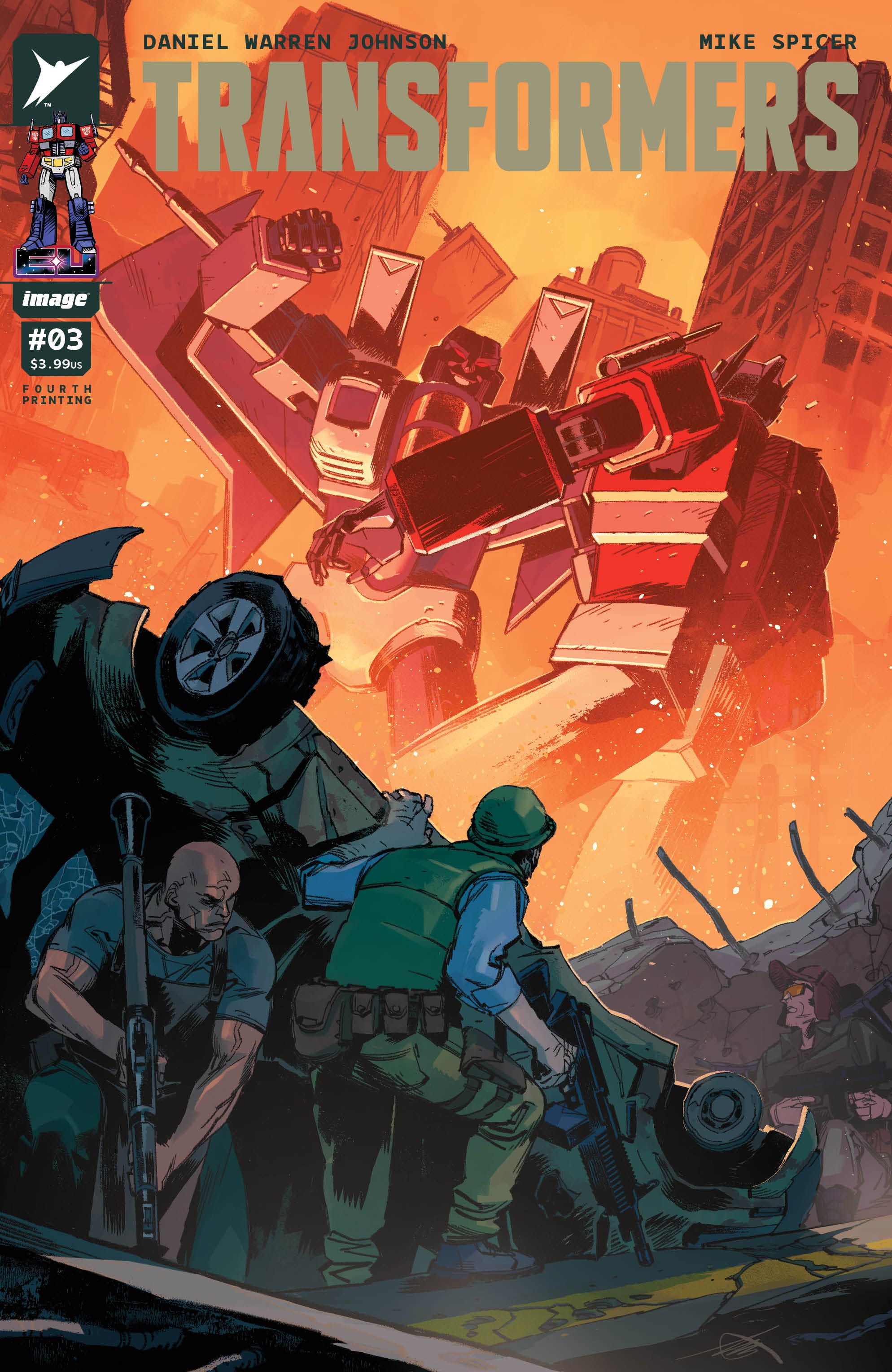 Transformers #3 (Fourth Printing) Comic