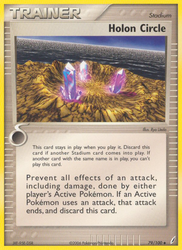 Holon Circle (Trainer: Stadium) (79/100) - Crystal Guardians Pokémon Card