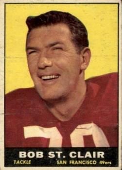 Bob St. Clair 1961 Topps #63 Sports Card