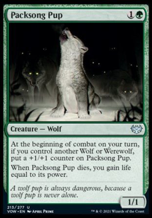 Packsong Pup (Innistrad: Crimson Vow) Trading Card