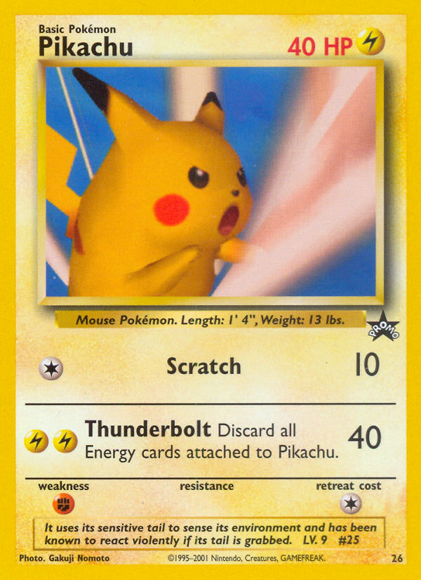 Pikachu (26/53) - Wizards Black Star Promos Pokémon Card