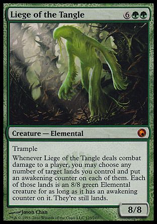 Liege of the Tangle (Scars of Mirrodin) Trading Card