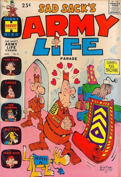 Sad Sack's Army Life Parade #8 Comic