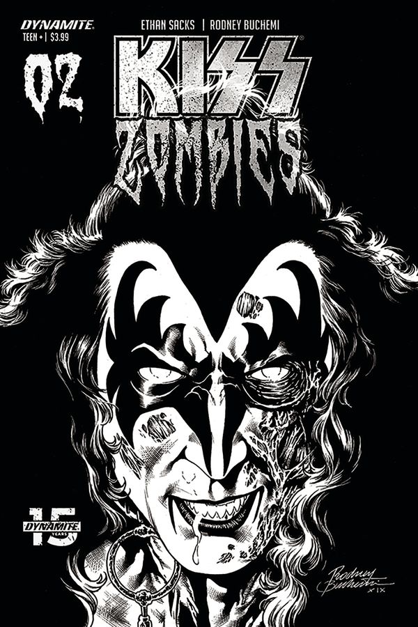 Kiss Zomibes #2 (30 Copy Buchemi B&w Cover)