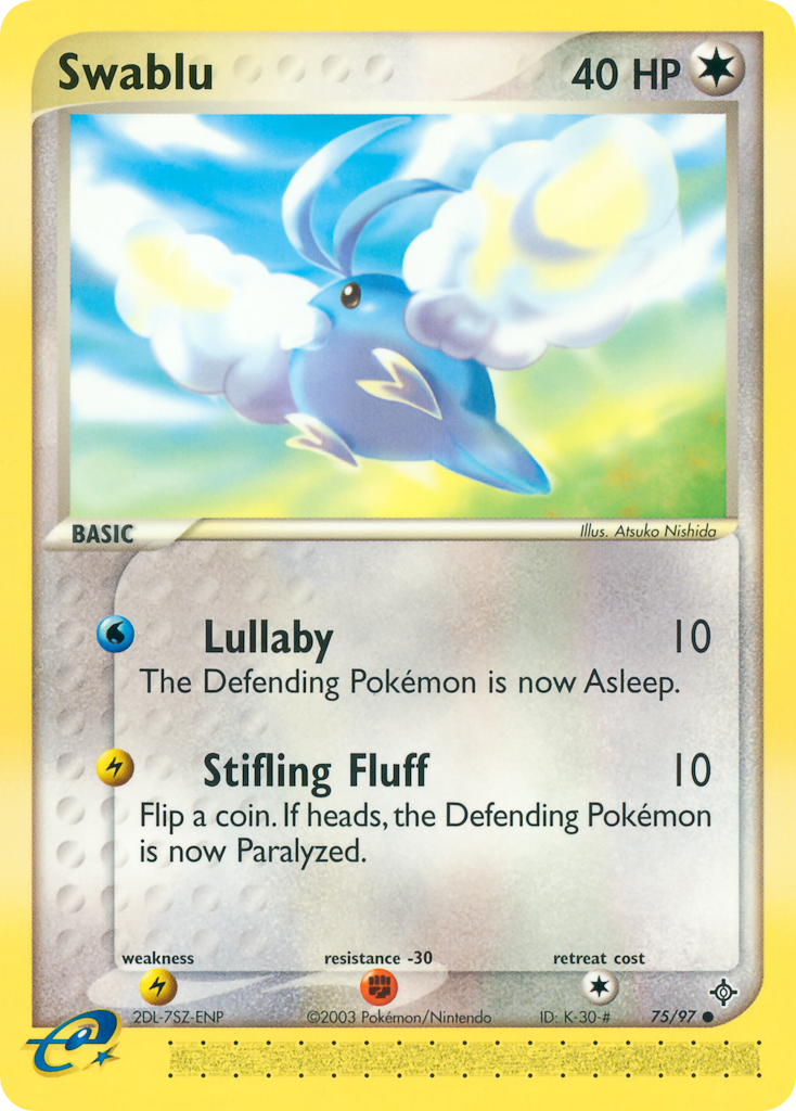 Swablu (75/97) - Dragon Pokémon Card