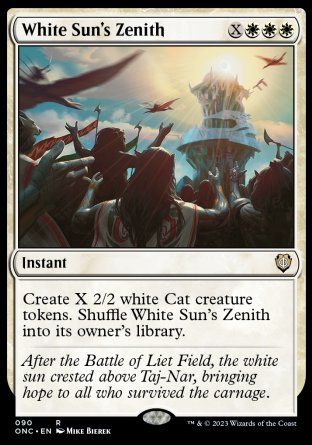 White Sun's Zenith (Phyrexia: All Will Be One Commander Decks) Trading Card