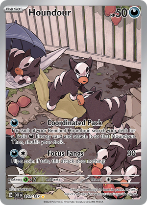 Houndour (204/197) - Obsidian Flames