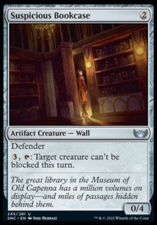 Suspicious Bookcase (Streets of New Capenna) Trading Card