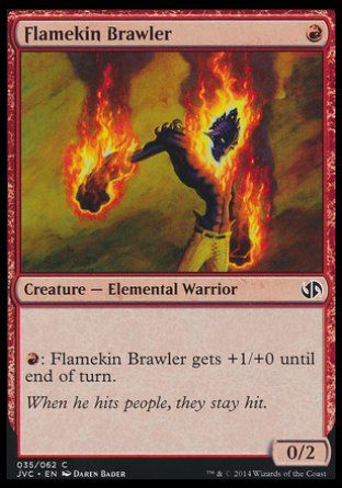 Flamekin Brawler (Duel Decks : Anthology) Trading Card