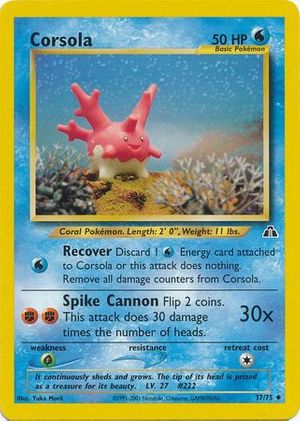 Corsola (37/75) - Neo Discovery (Unlimited)