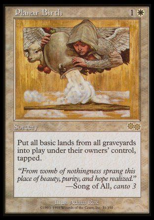 Planar Birth (Urza's Saga) Trading Card