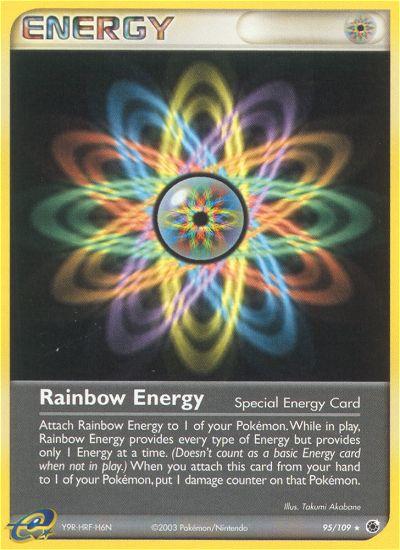 Rainbow Energy (95/109) - Ruby & Sapphire Pokémon Card