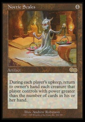 Noetic Scales (Urza's Saga)