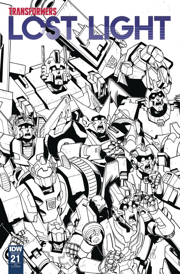 Transformers: Lost Light #21 (10 Copy Cover Lawrence)