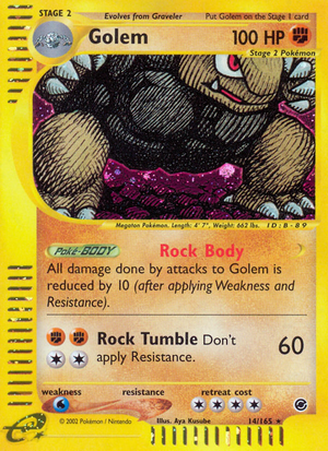 Golem (14/165) - Expedition Base Set (Reverse Holo)