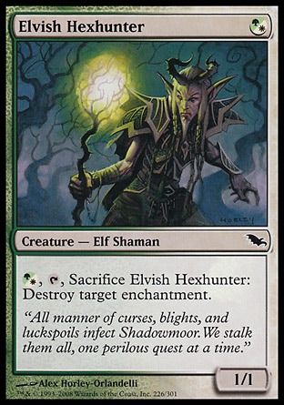 Elvish Hexhunter (Shadowmoor) Trading Card