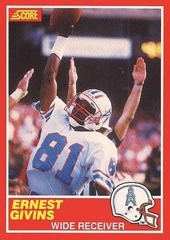 Ernest Givins 1989 Score #194 Sports Card