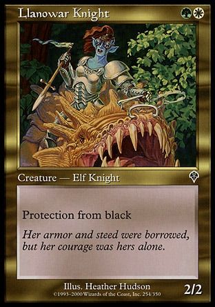 Llanowar Knight (Invasion) Trading Card