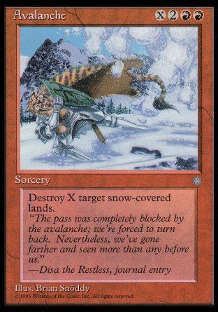 Avalanche (Ice Age) Trading Card